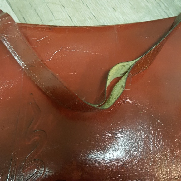 Vintage Tooled Bag - Picture 4 of 6